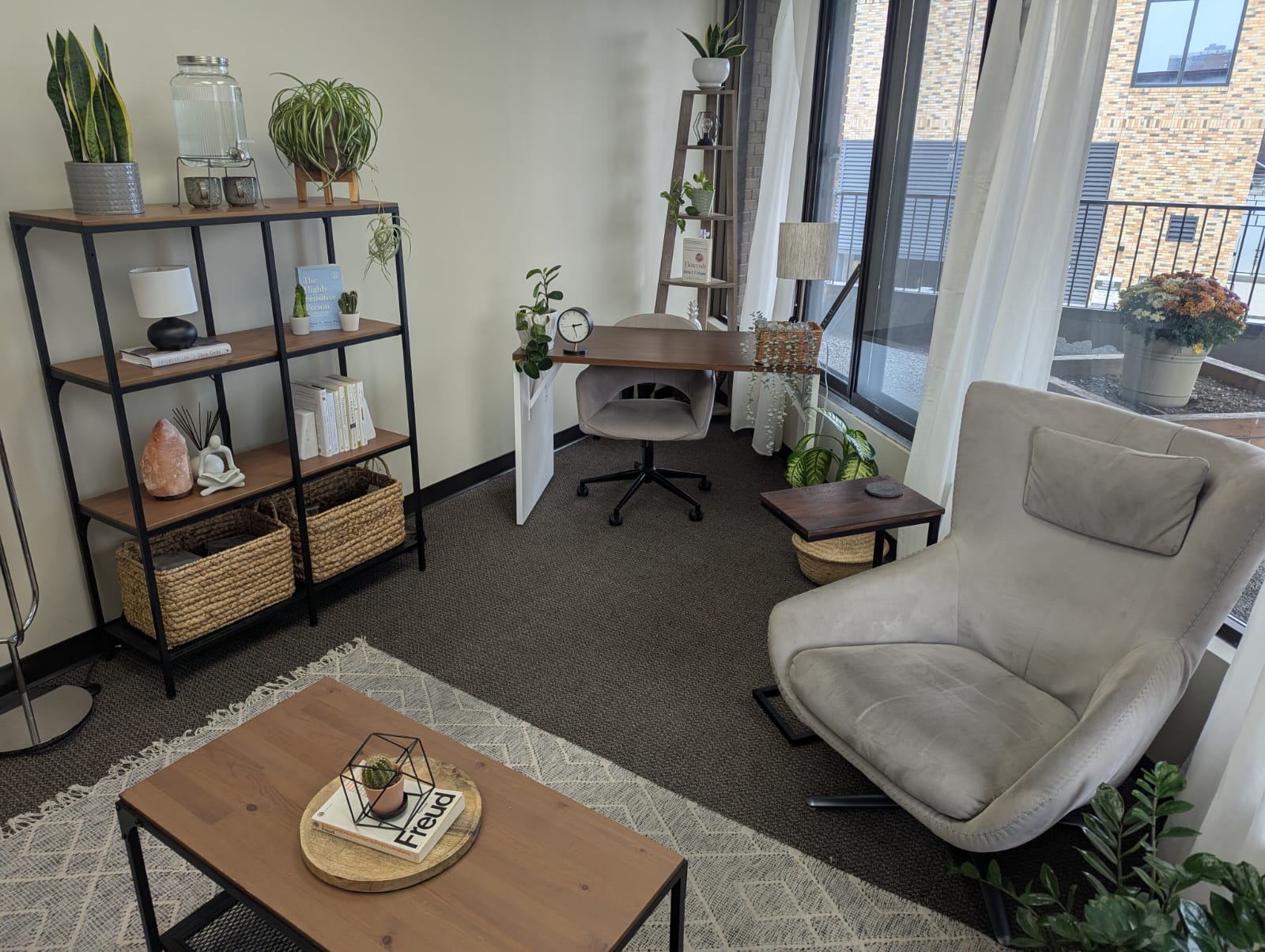 Therapy office at Higher Self Psychology